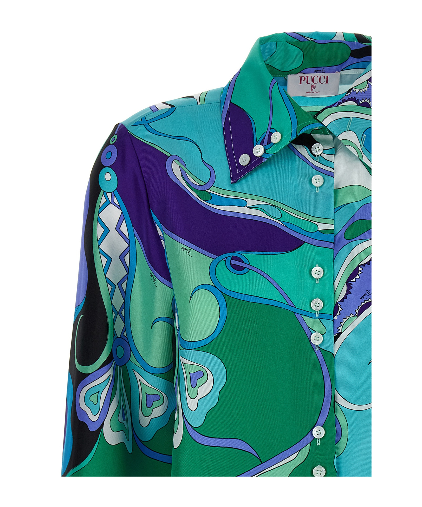 EMILIO PUCCI ORCHIDEE-PRINT SHIRT