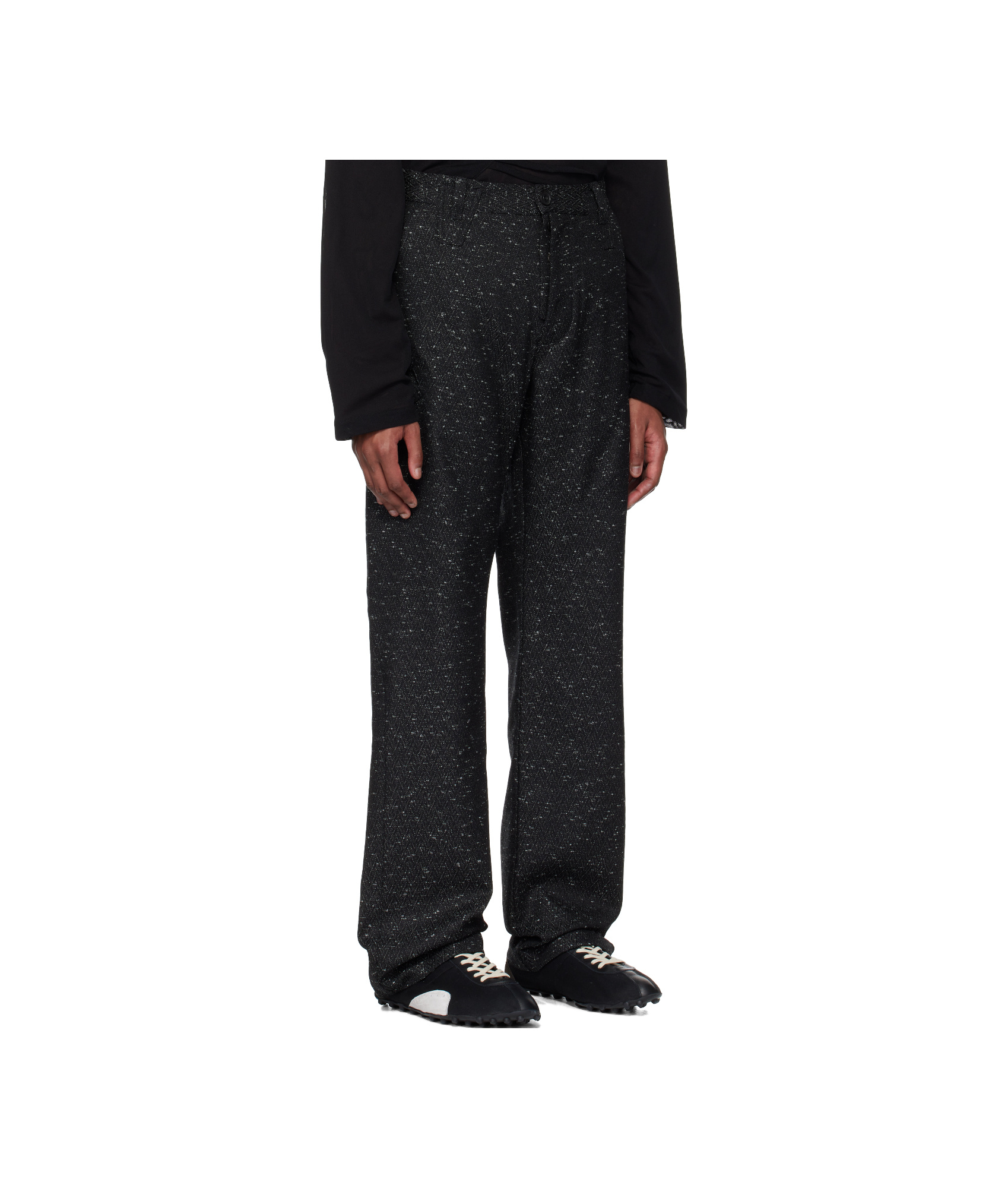 Kiko Kostadinov Black Zafar Cargo Pants In Black