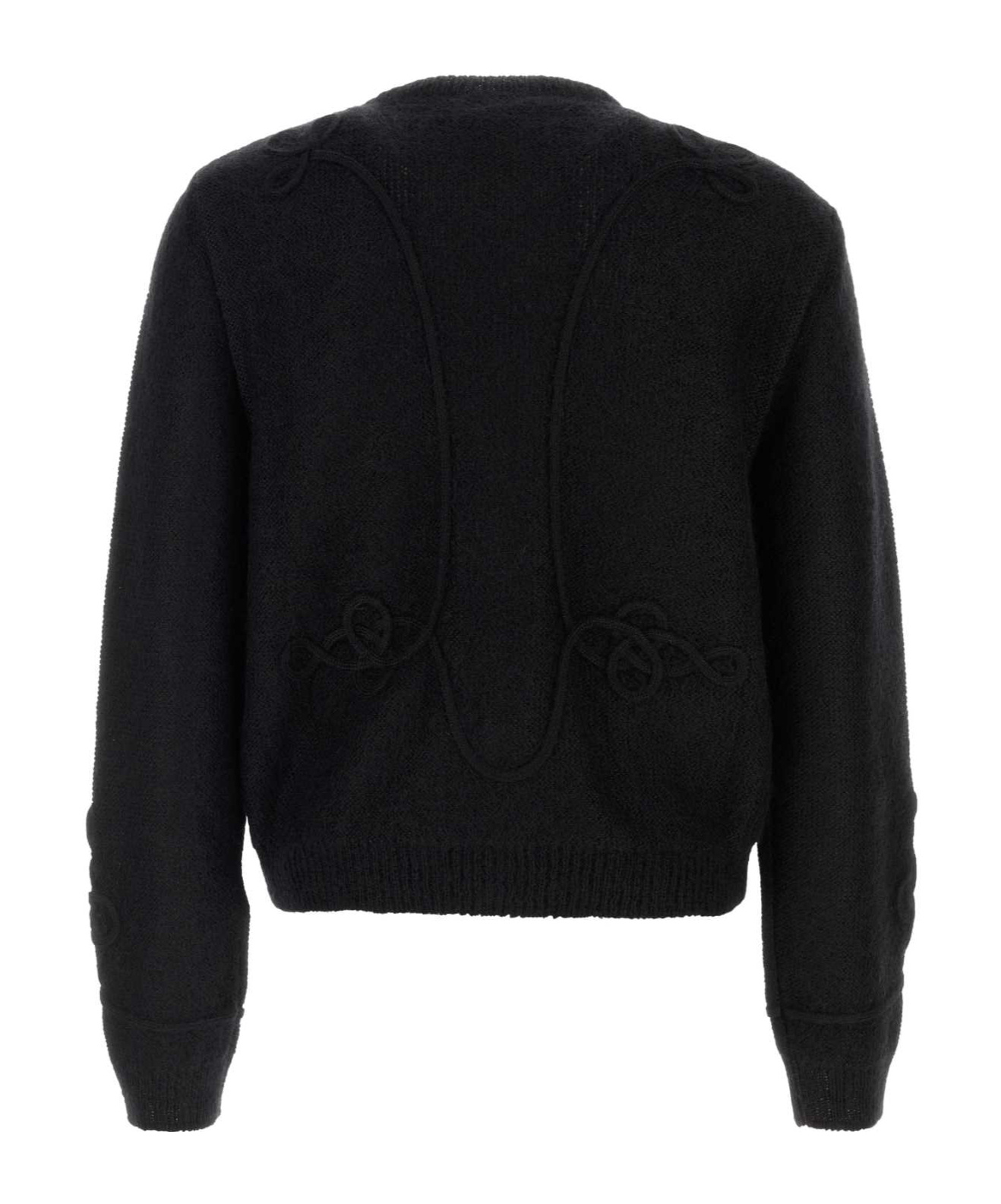 Alexander Mcqueen Viscose Blend Cardigan Featuring Button Detailing In Blue