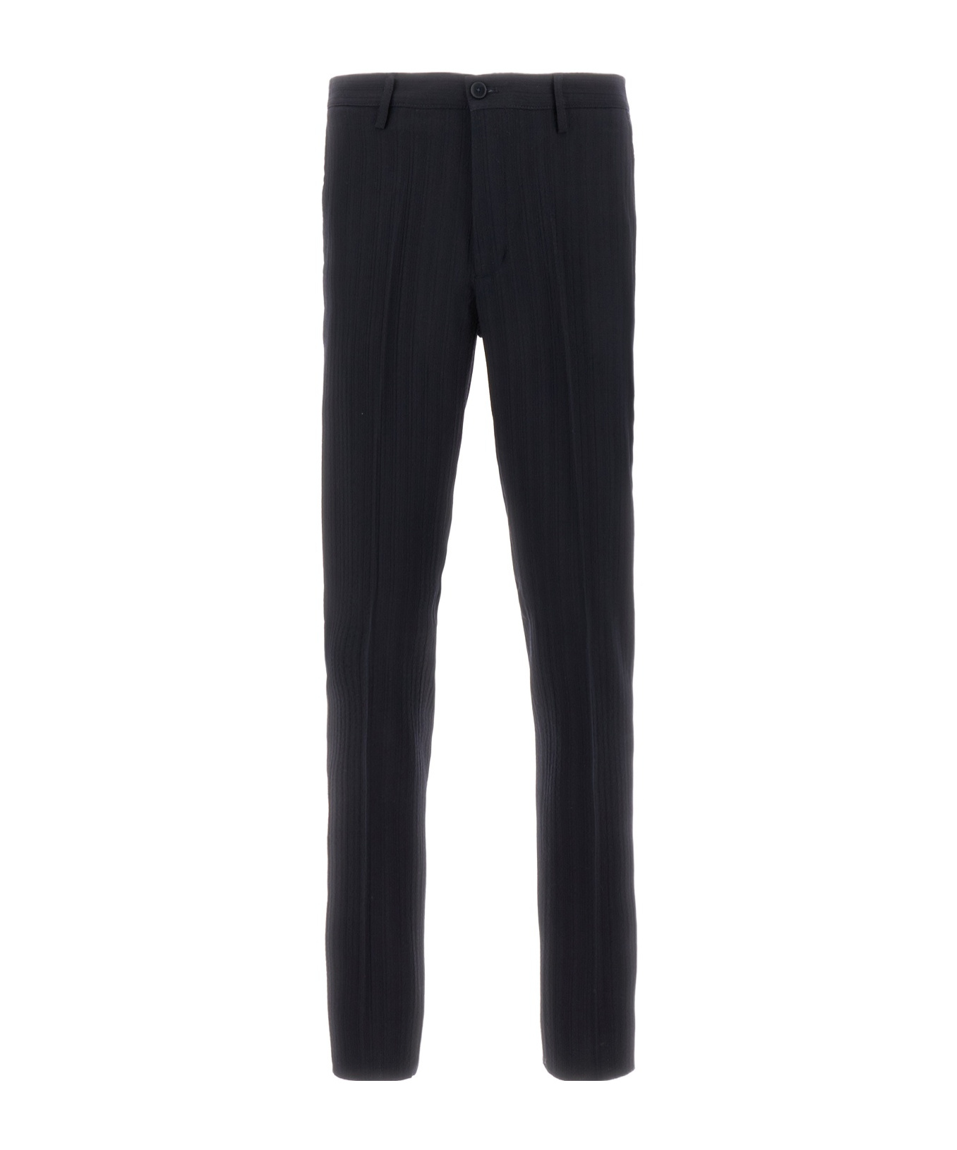 Etro Wide Leg Denim Jeans With Cashmere Infusion In Black