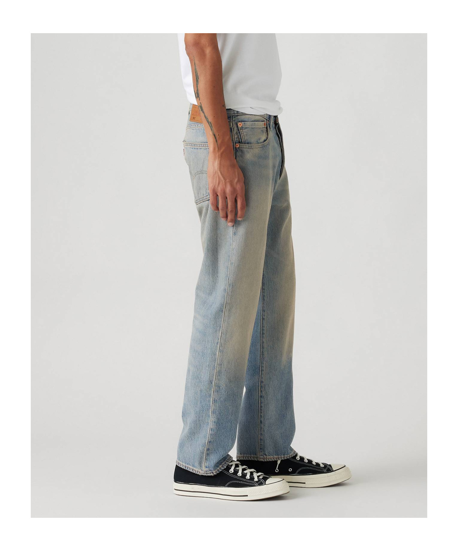 Levi's Denim Trousers In Gray