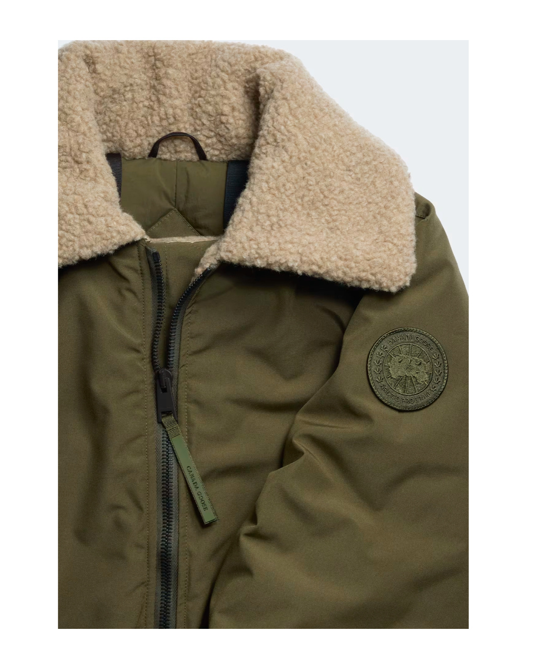 Canada Goose Men Chilliwack Aviator Bomber Jacket In Green