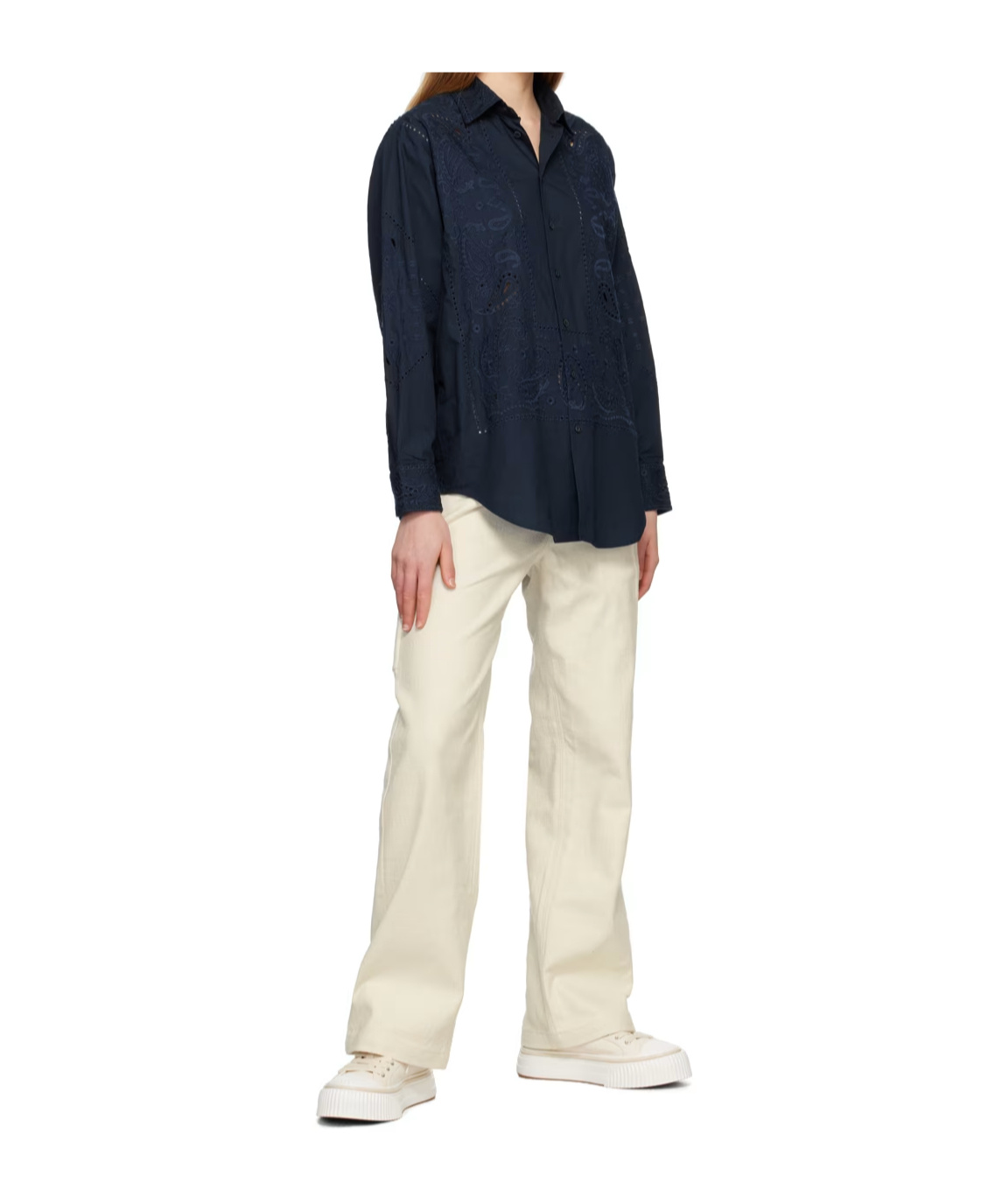 Rag & Bone Perforated Shirt In Black