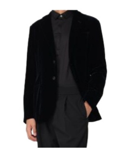 Giorgio Armani Single-breasted Blazer In Black