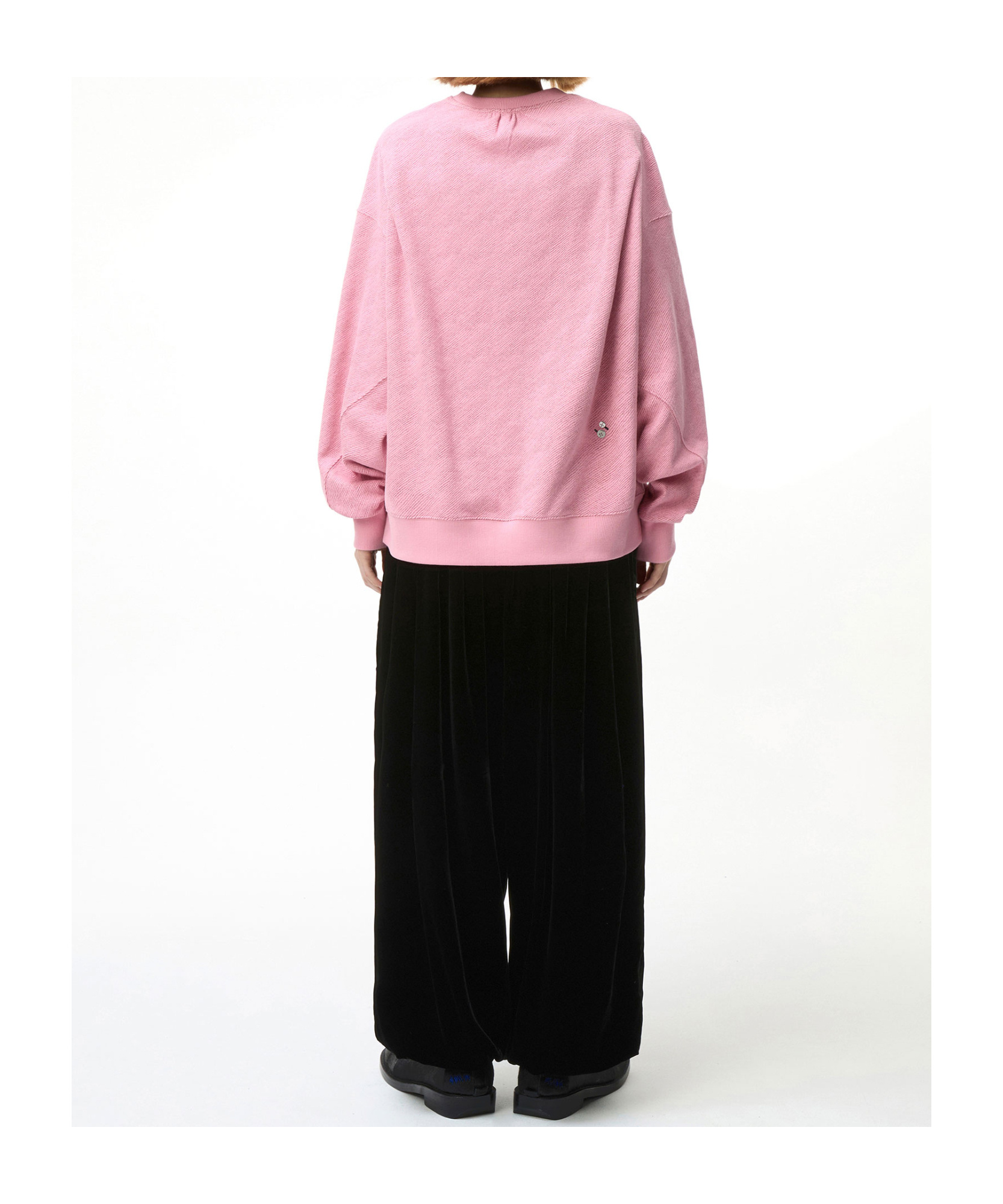 Ader Error Round-neck Sweater In Pink