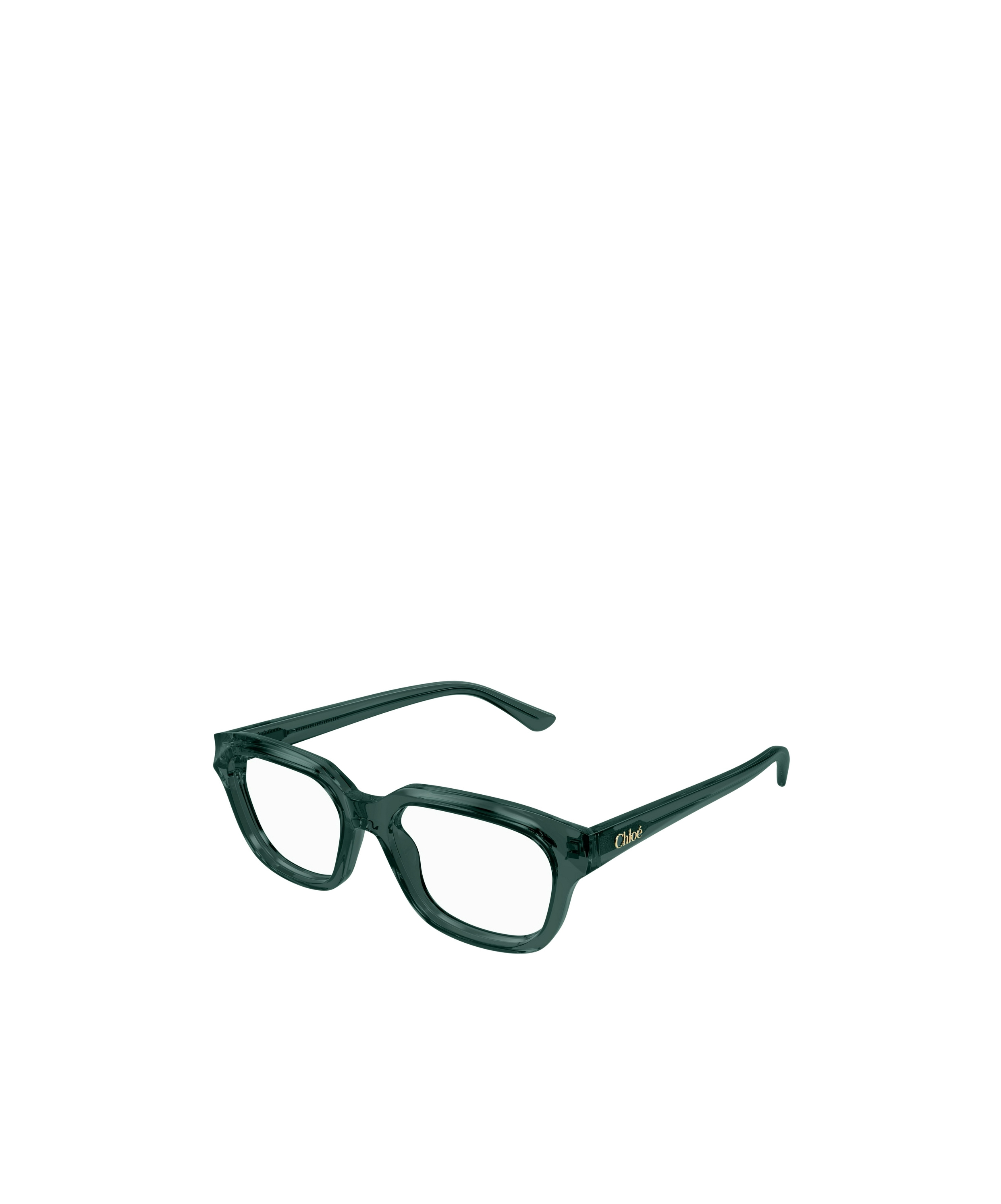 Chloé Eyewear Rectangle-frame Glasses In Green