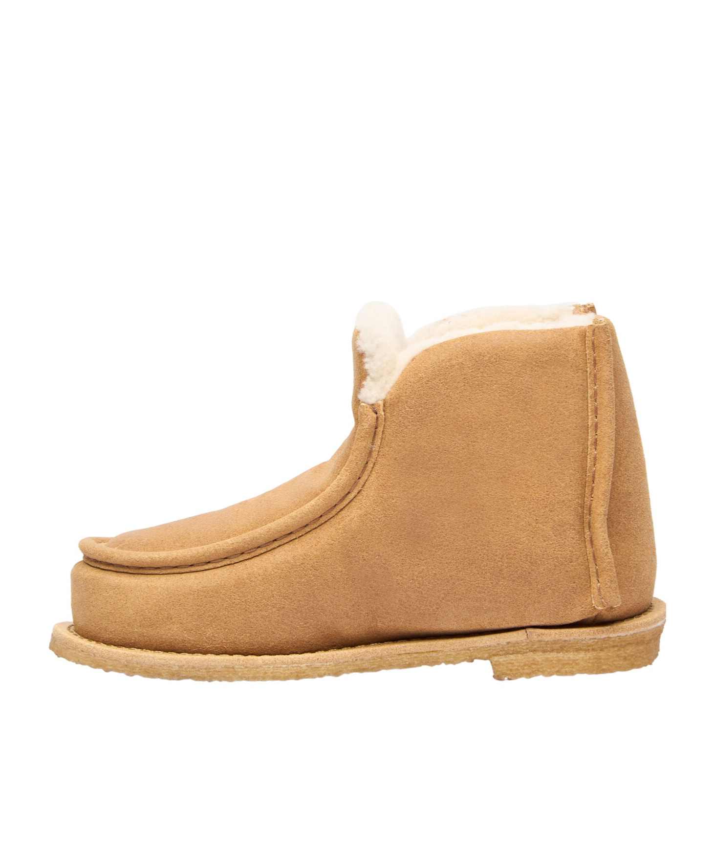 Jw Anderson Suede Ankle Boots In Neutral