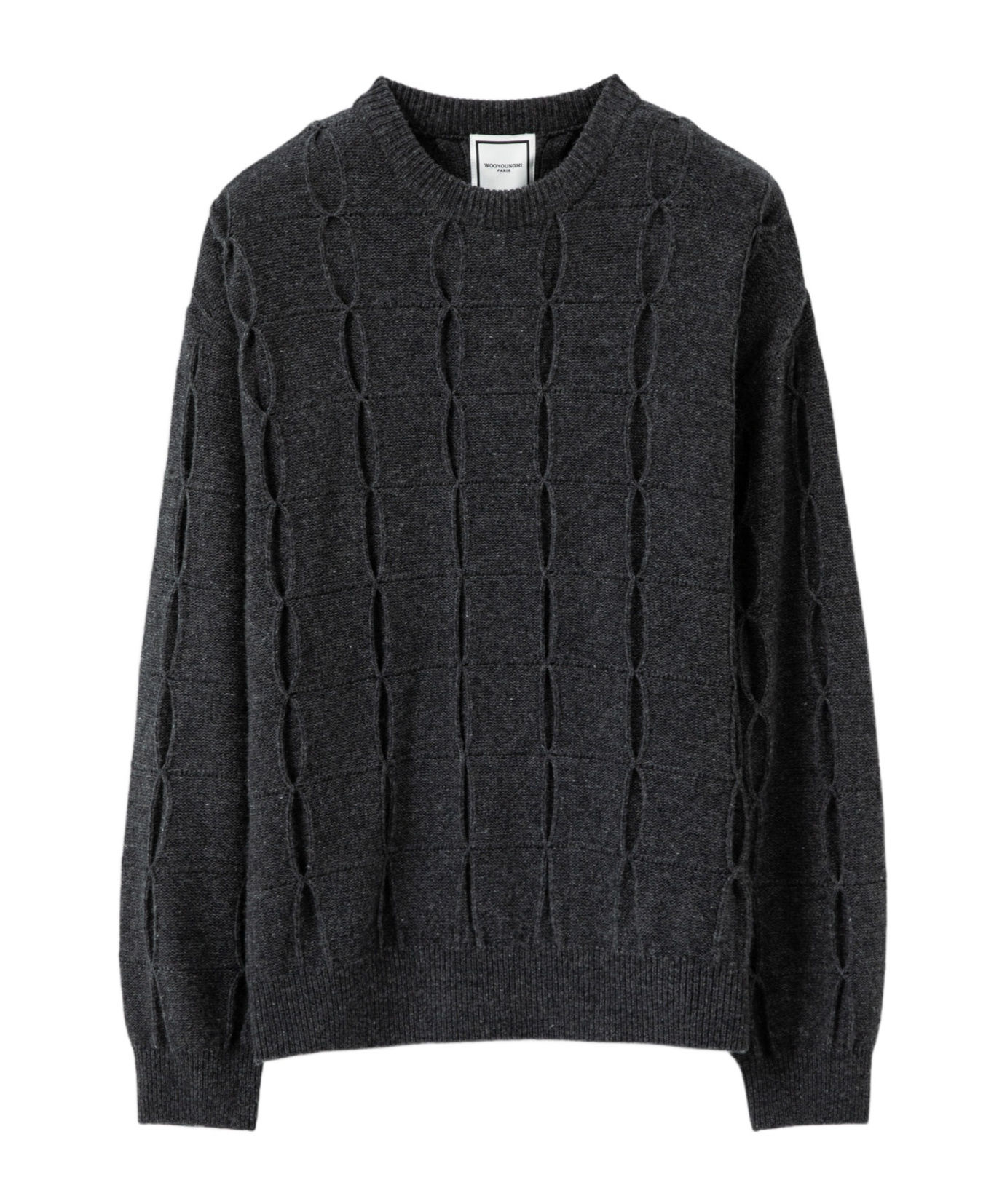 WOOYOUNGMI KNITTING DETAIL SWEATER 