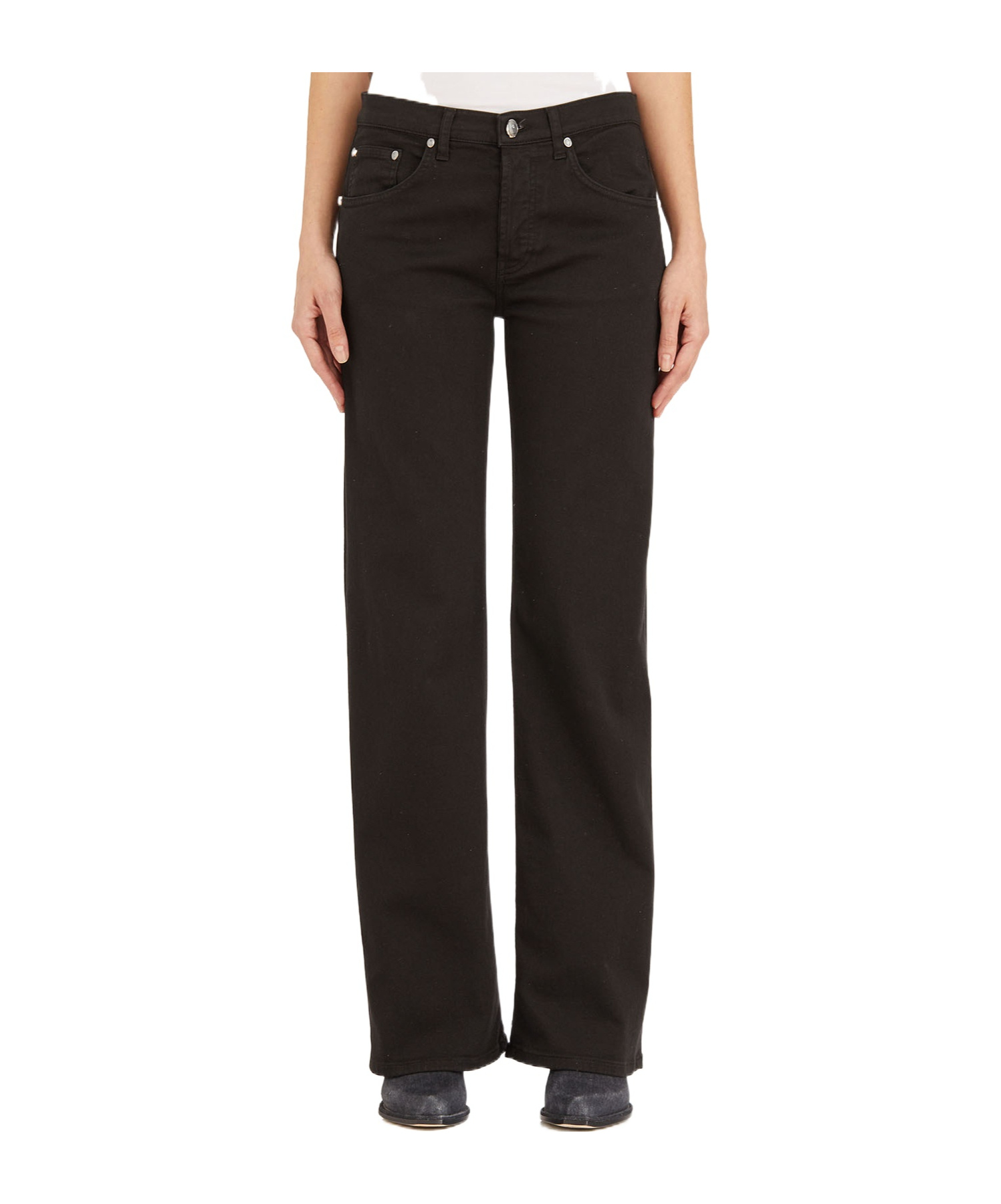 Dondup Jeans In Denim Mod. Jacklyn In Black