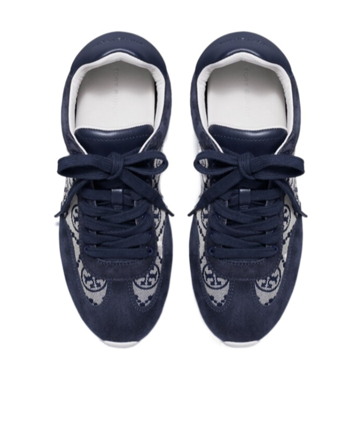 Tory Burch T Monogram Field Sneaker In Animal Print