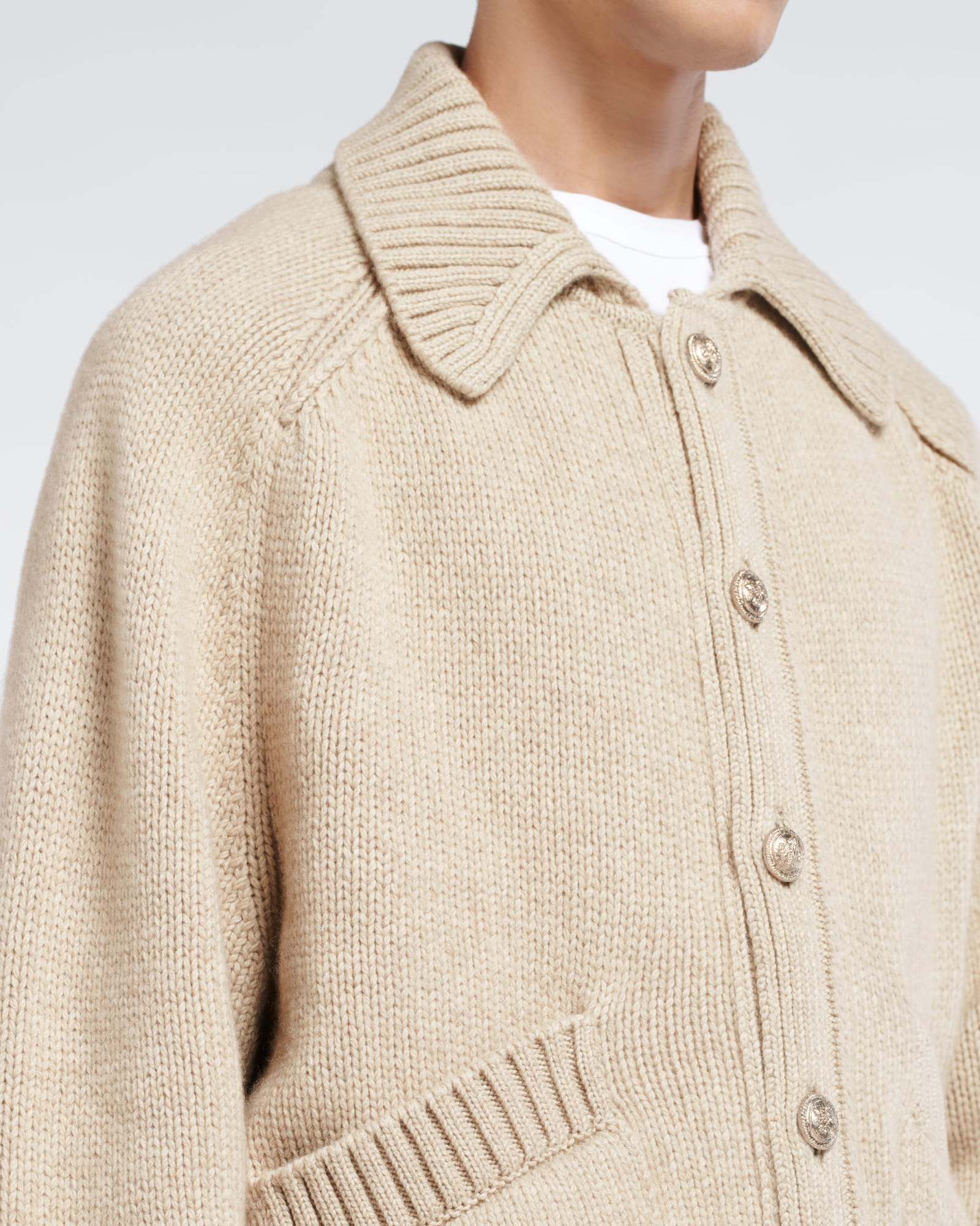 BARRIE LONG-SLEEVED SWEATER CARDIGAN 