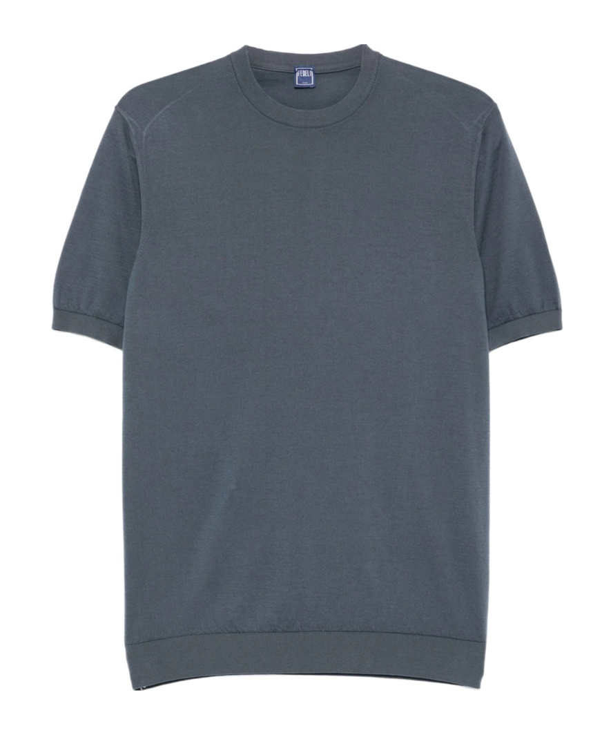 Fedeli Short-sleeved T-shirt In Gray