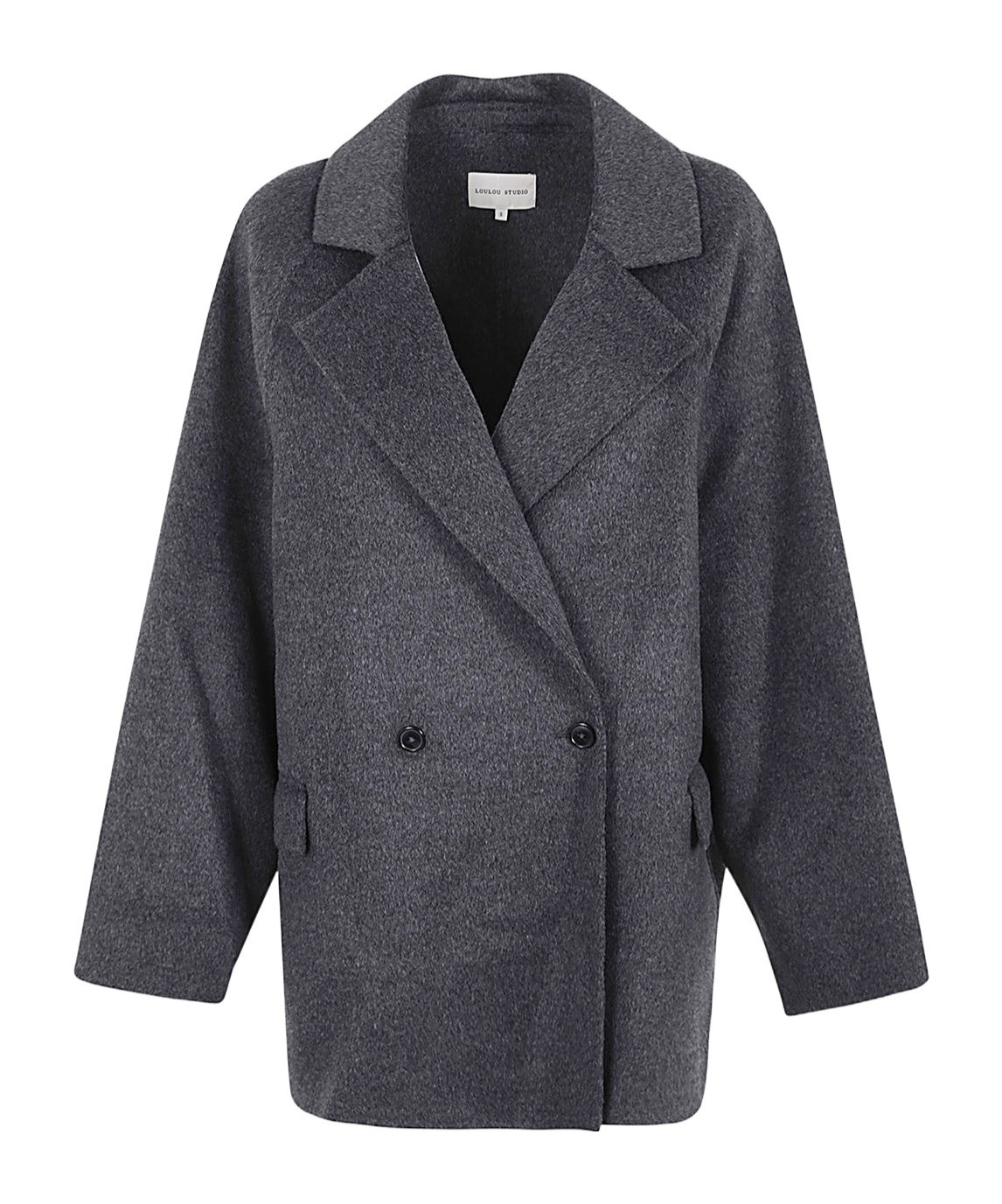 Shop Loulou Studio Gary Coat In Black