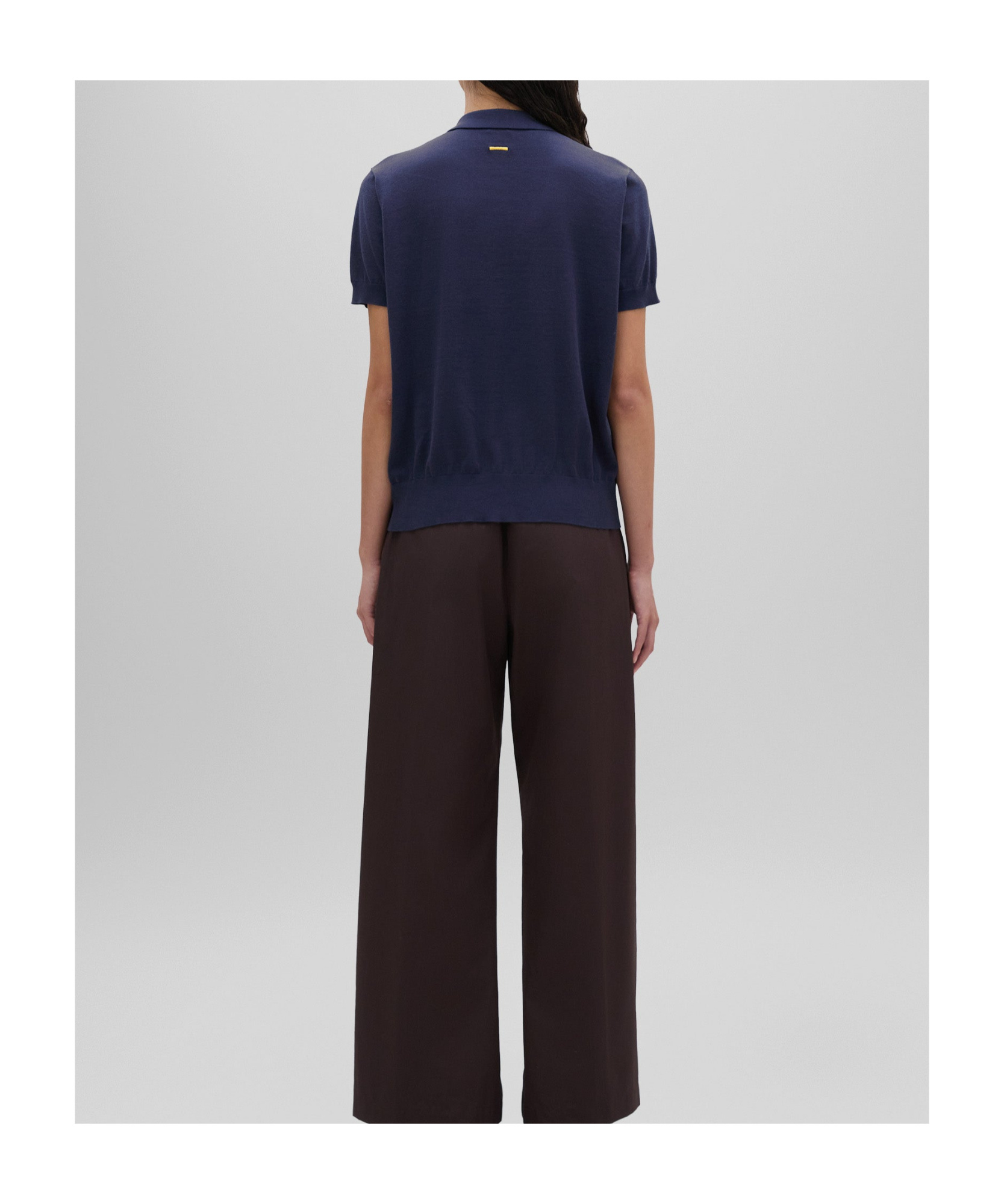 Aspesi Cotton, Silk And Linen-blend Polo-style Cardigan