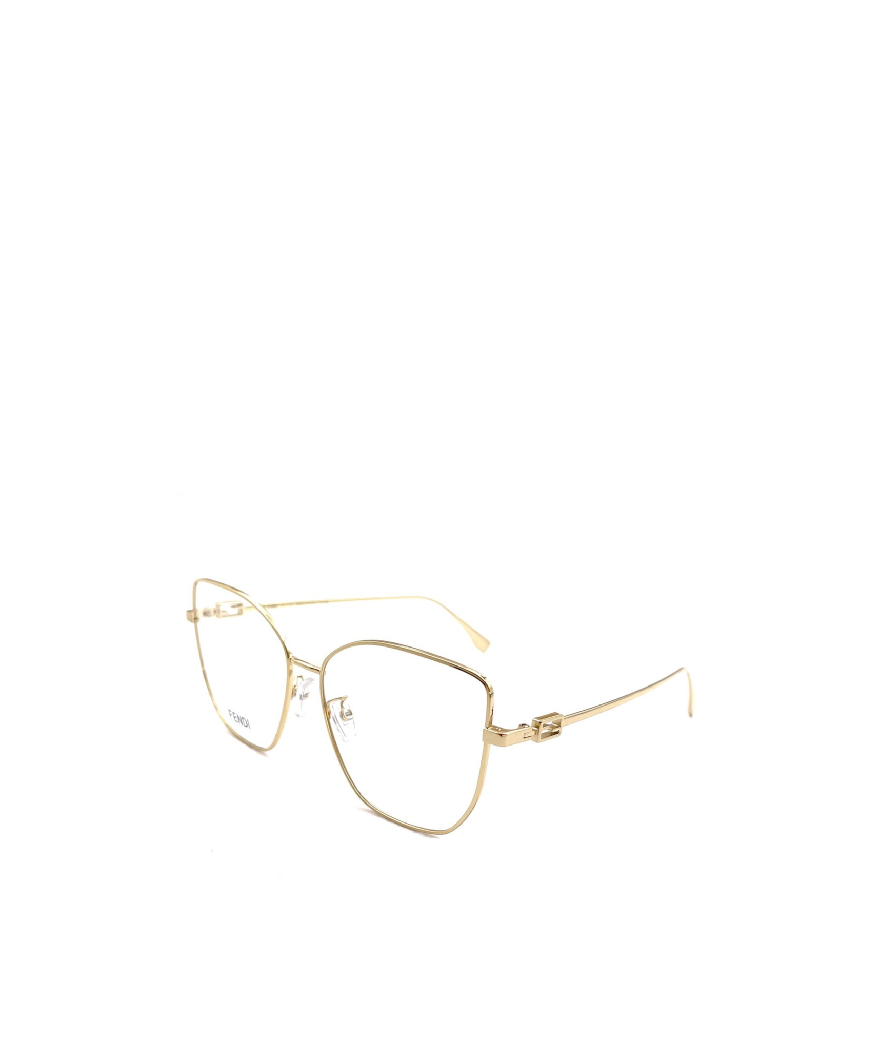 Fendi Eyewear Butterfly Frame Glasses In White