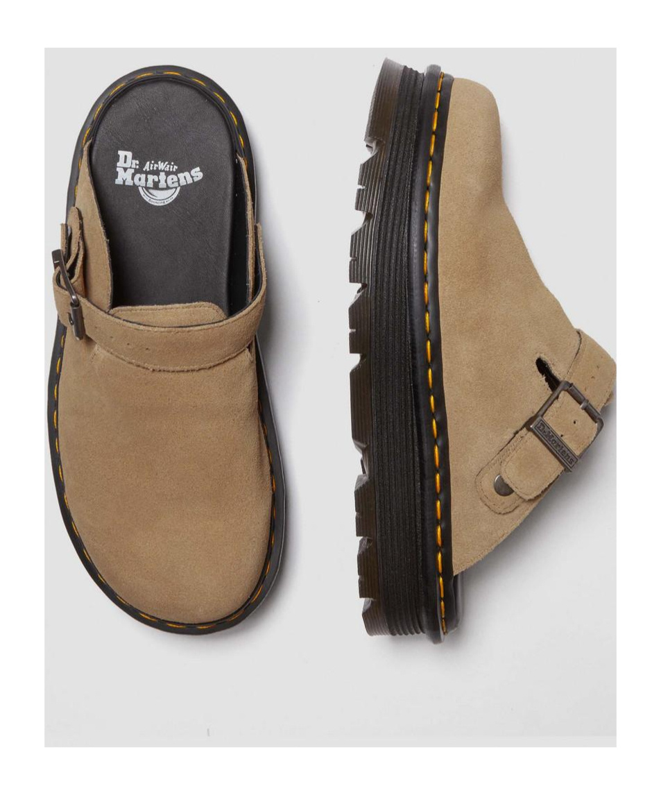 Dr. Martens' Nartilla Suede Sandals In Black