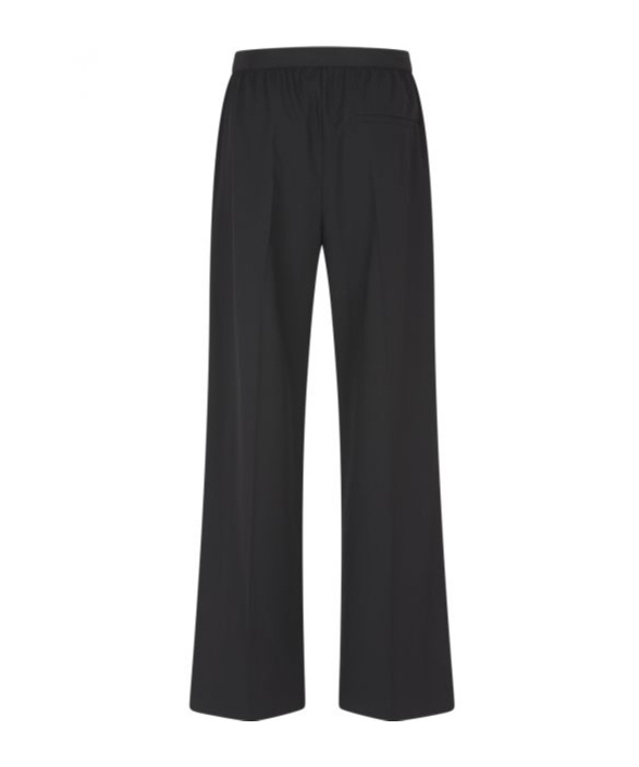 Loewe Elastic Waist Casual Pants In Black