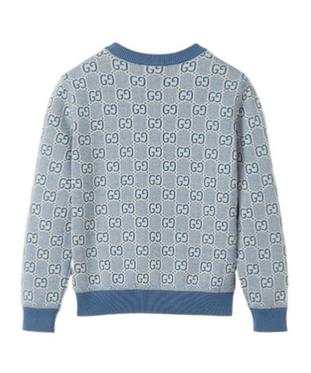 GUCCI GUCCI KIDS GG CREWNECK KNITTED JUMPER