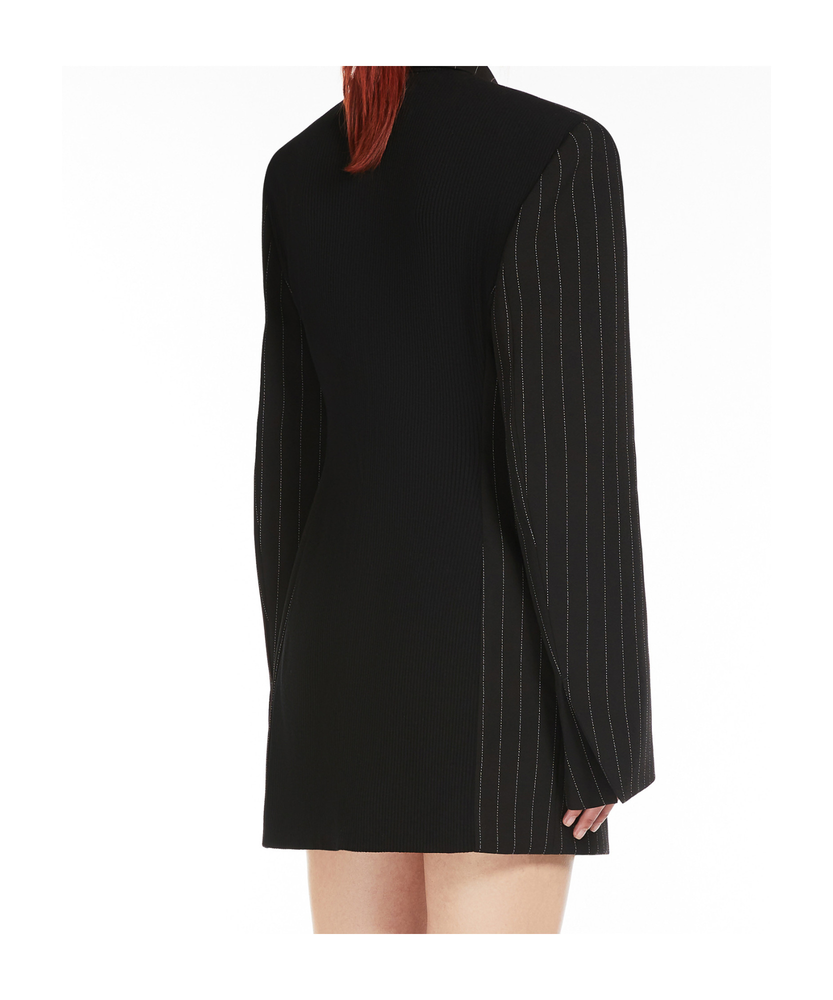 Sportmax Long-sleeved Suit Coat In Black