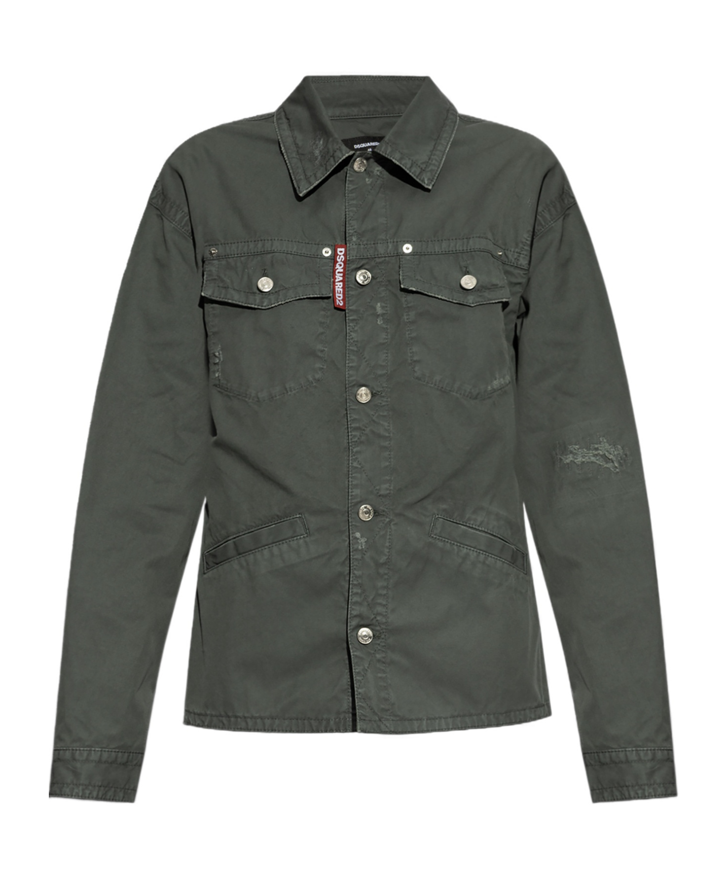 Dsquared2 Long-sleeved Shirt In Black
