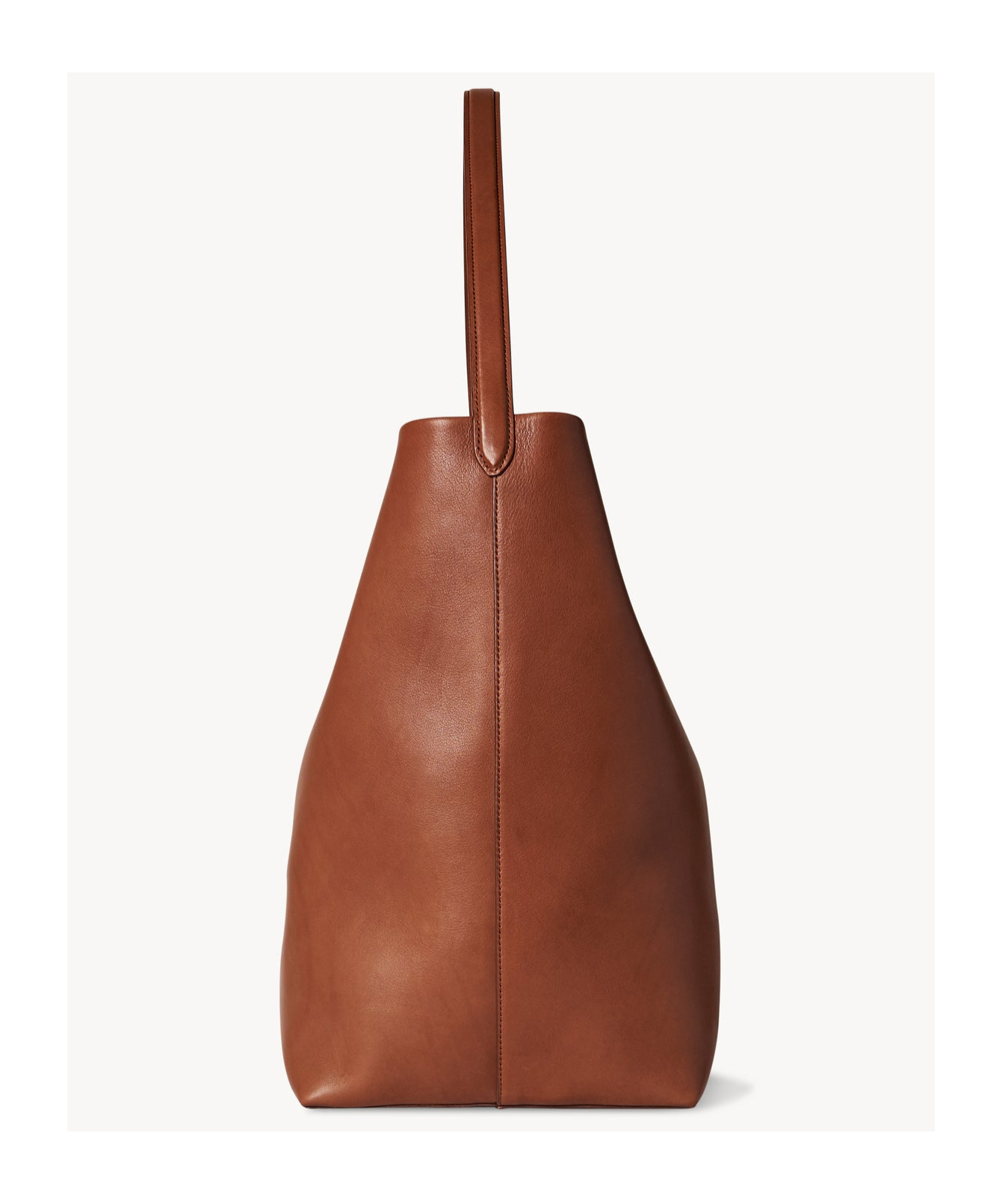 The Row Large N/s Park Tote Bag In Leather In Brown