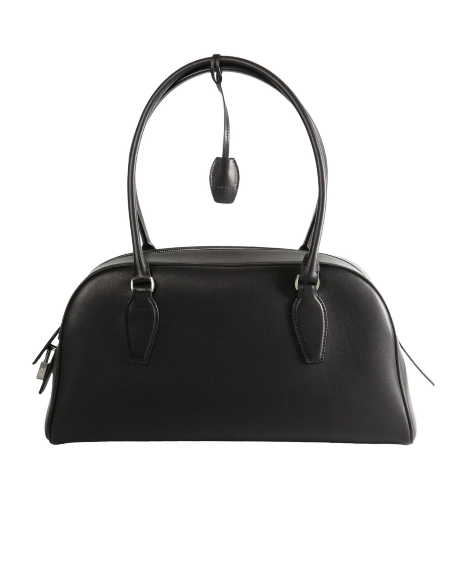 The Row India Bowling Shoulder Bag In Black