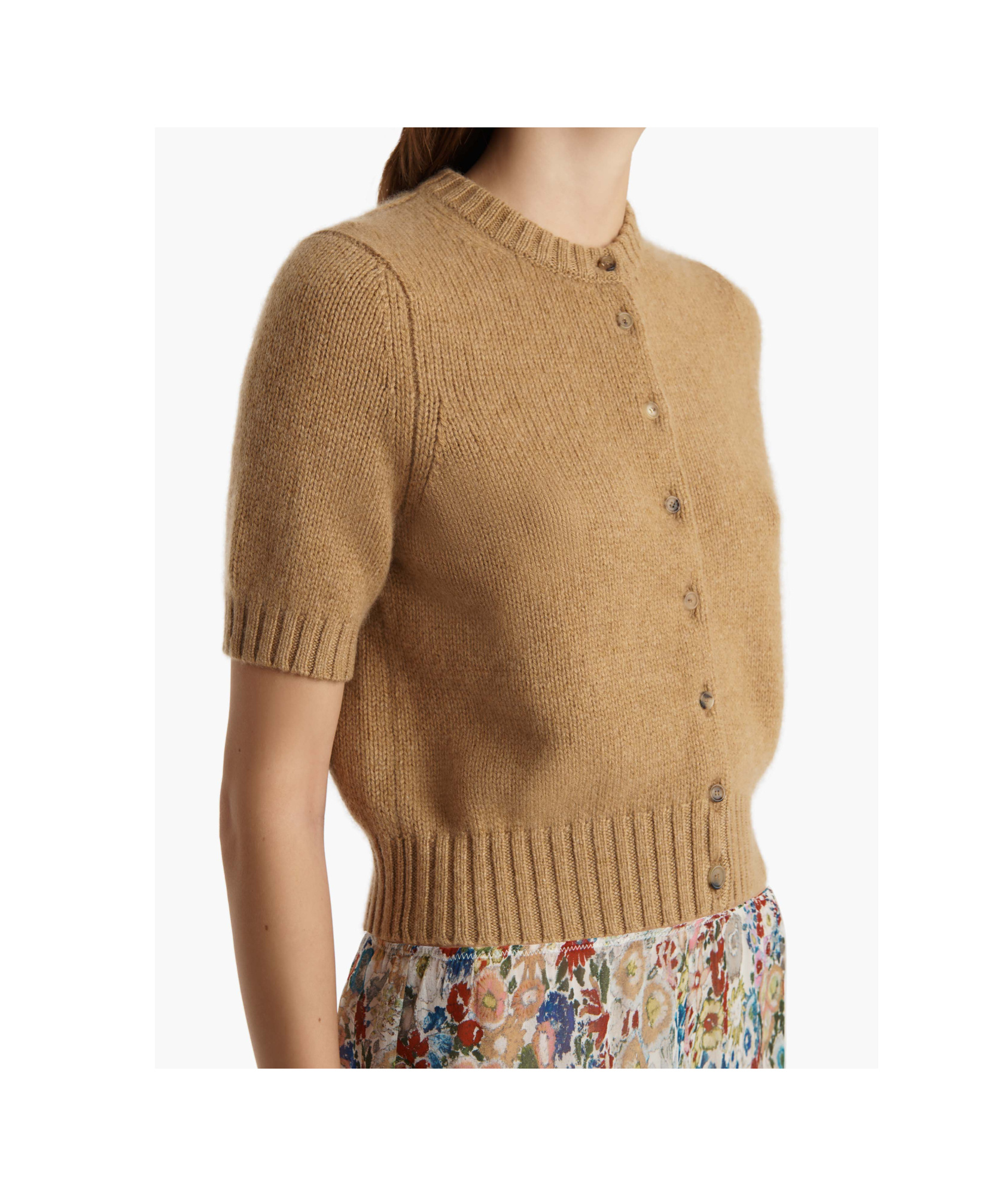 Khaite Cardigan Nora In Brown