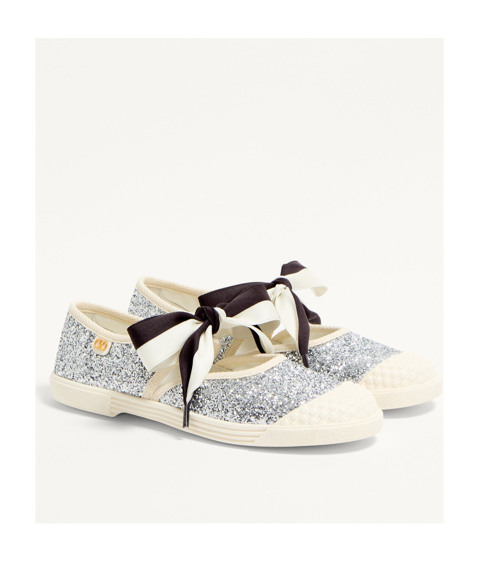 Valentino Sneakers Silver In Silver