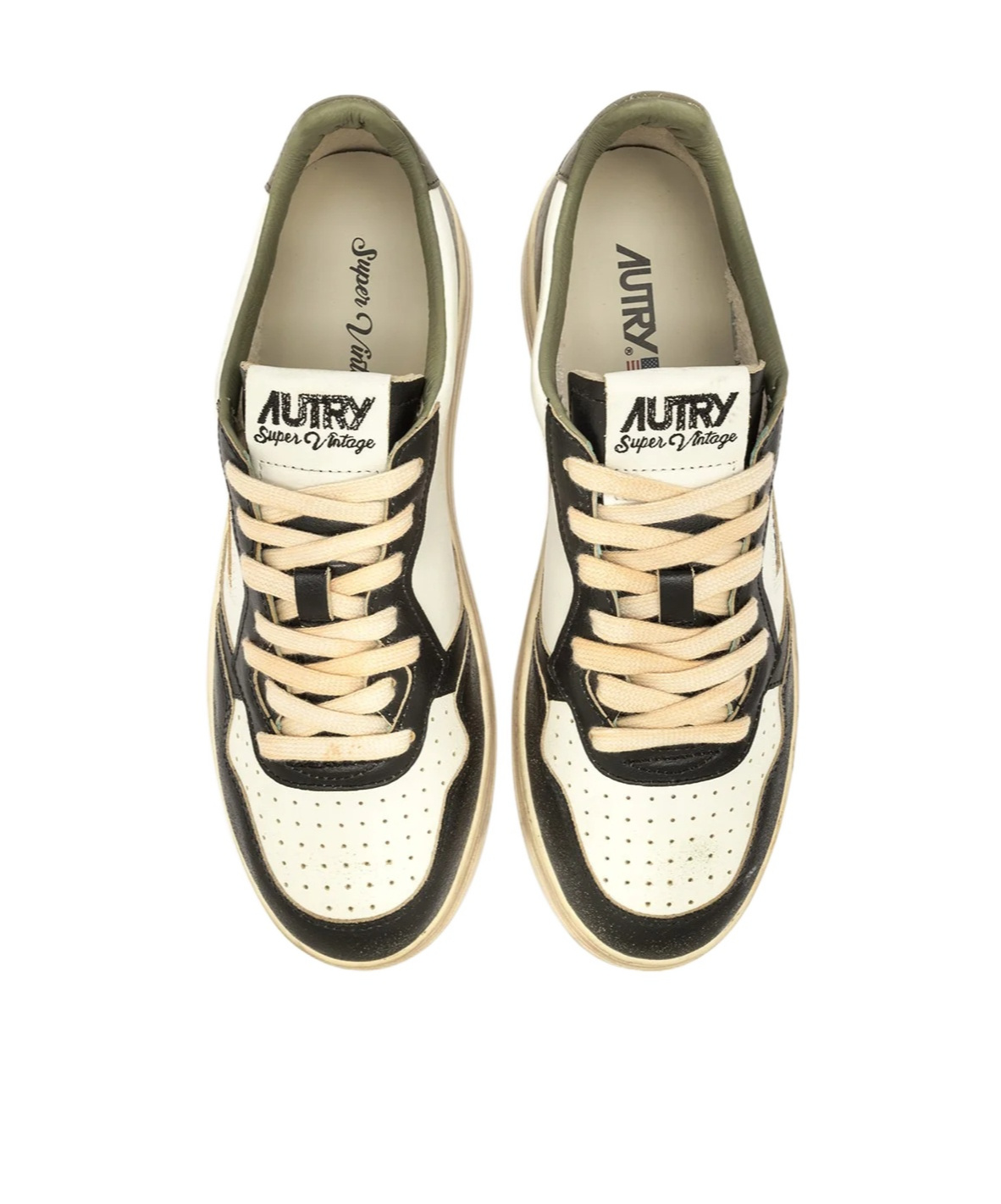 Autry Leather Medalist Low Super Vintage Sneakers