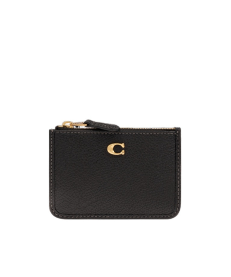 Coach Logo Card Pack In Black