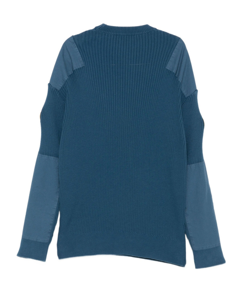 Balenciaga Blue Uniform Merch Cotton Jumper In Blue