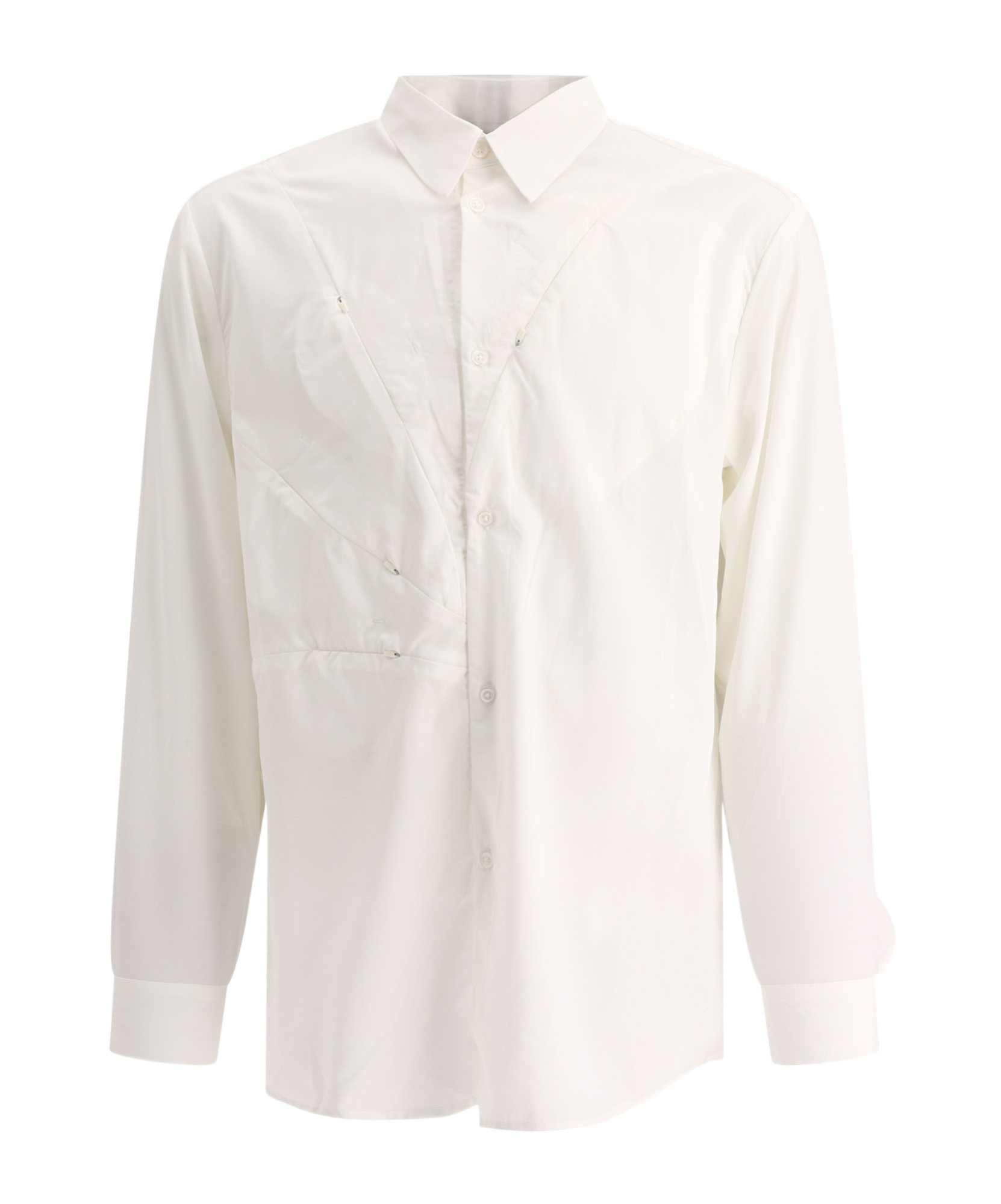 Post Archive Faction (paf) Men's "5.1 Center" Shirt In White