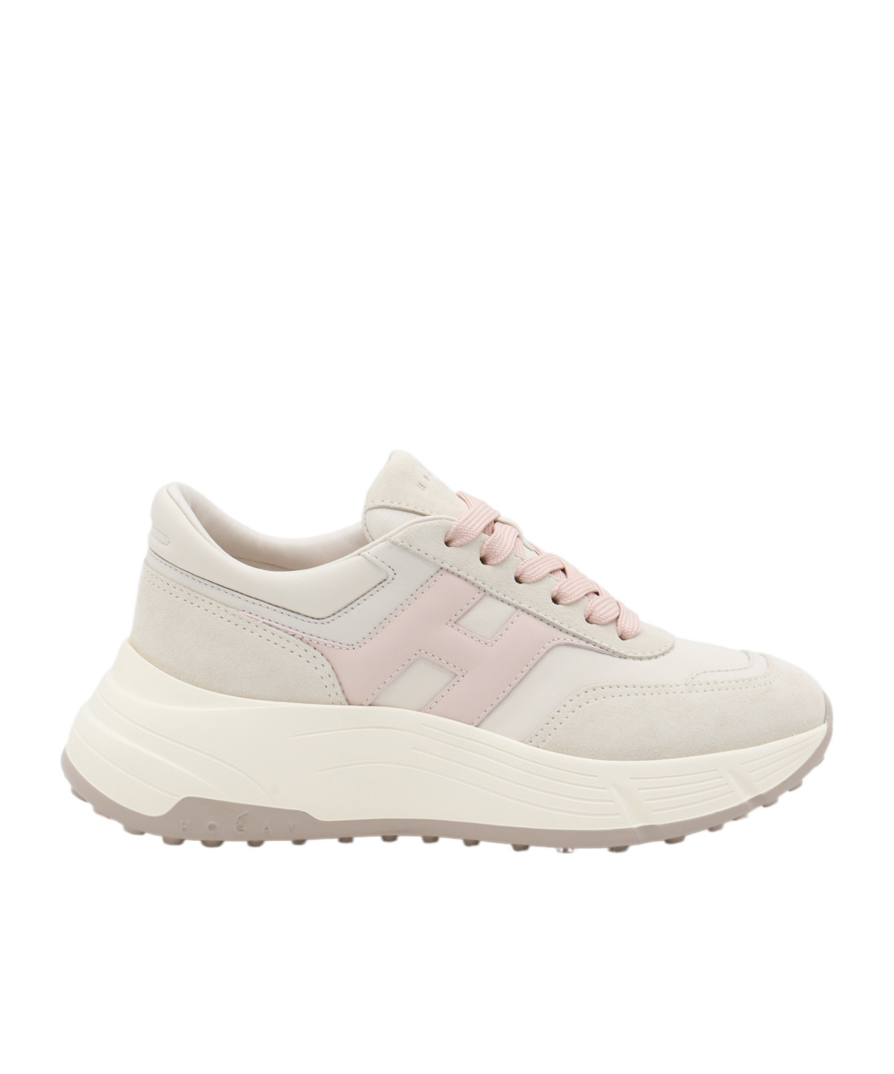 Hogan Leather Sneakers In White