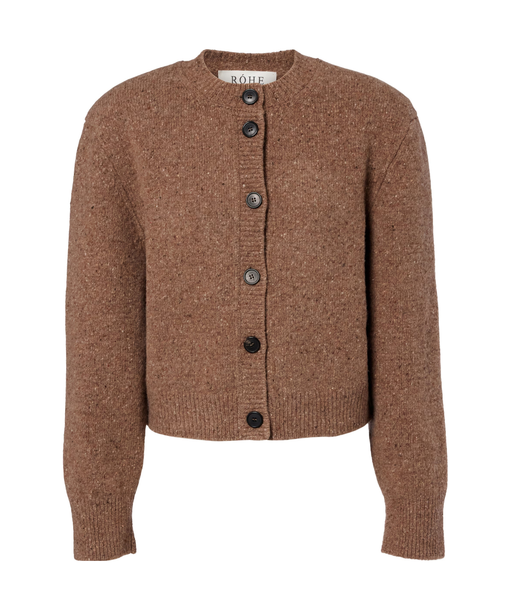 Rohe Wool Cardigan In Brown