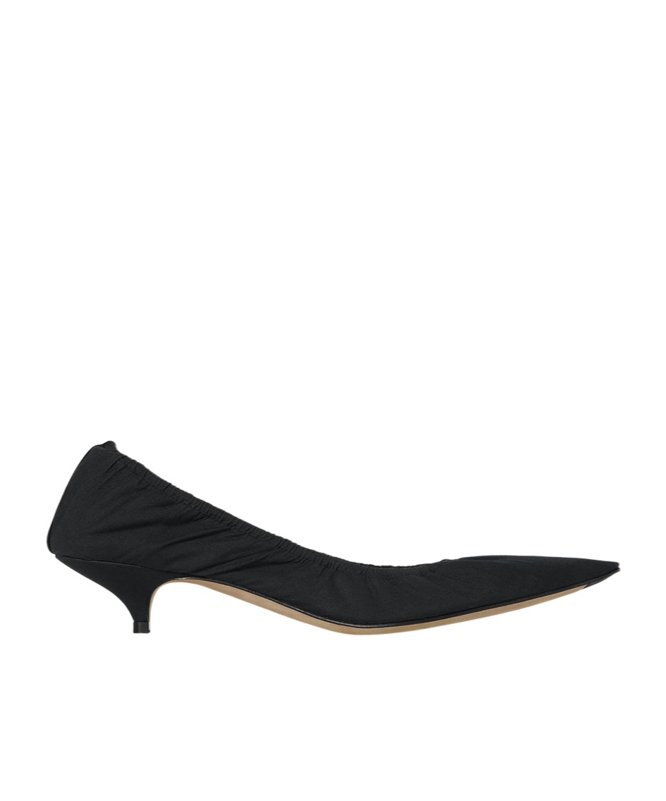 The Row Liisa Kitten Heel In Cotton