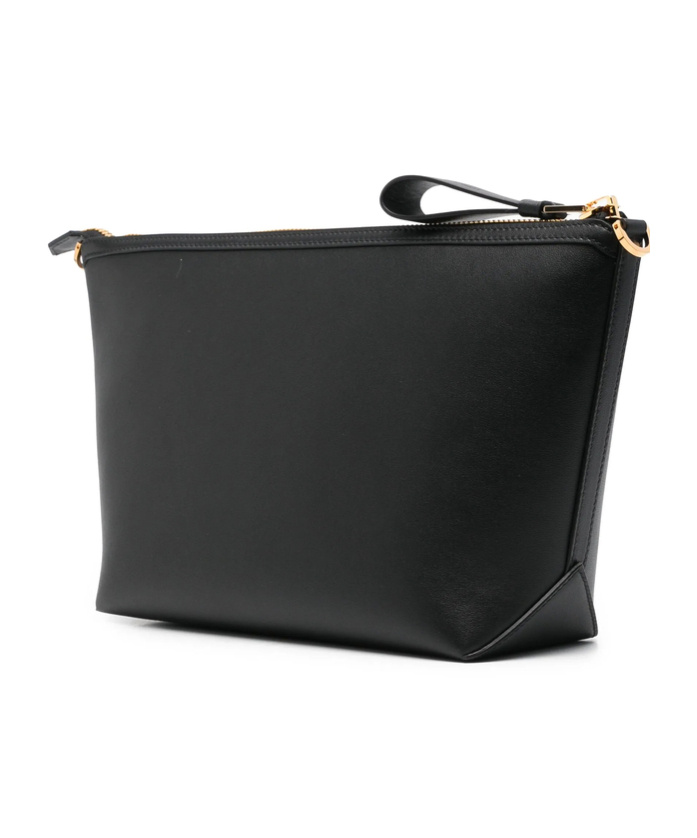 Tom Ford Leather Shoulder Bag In Black