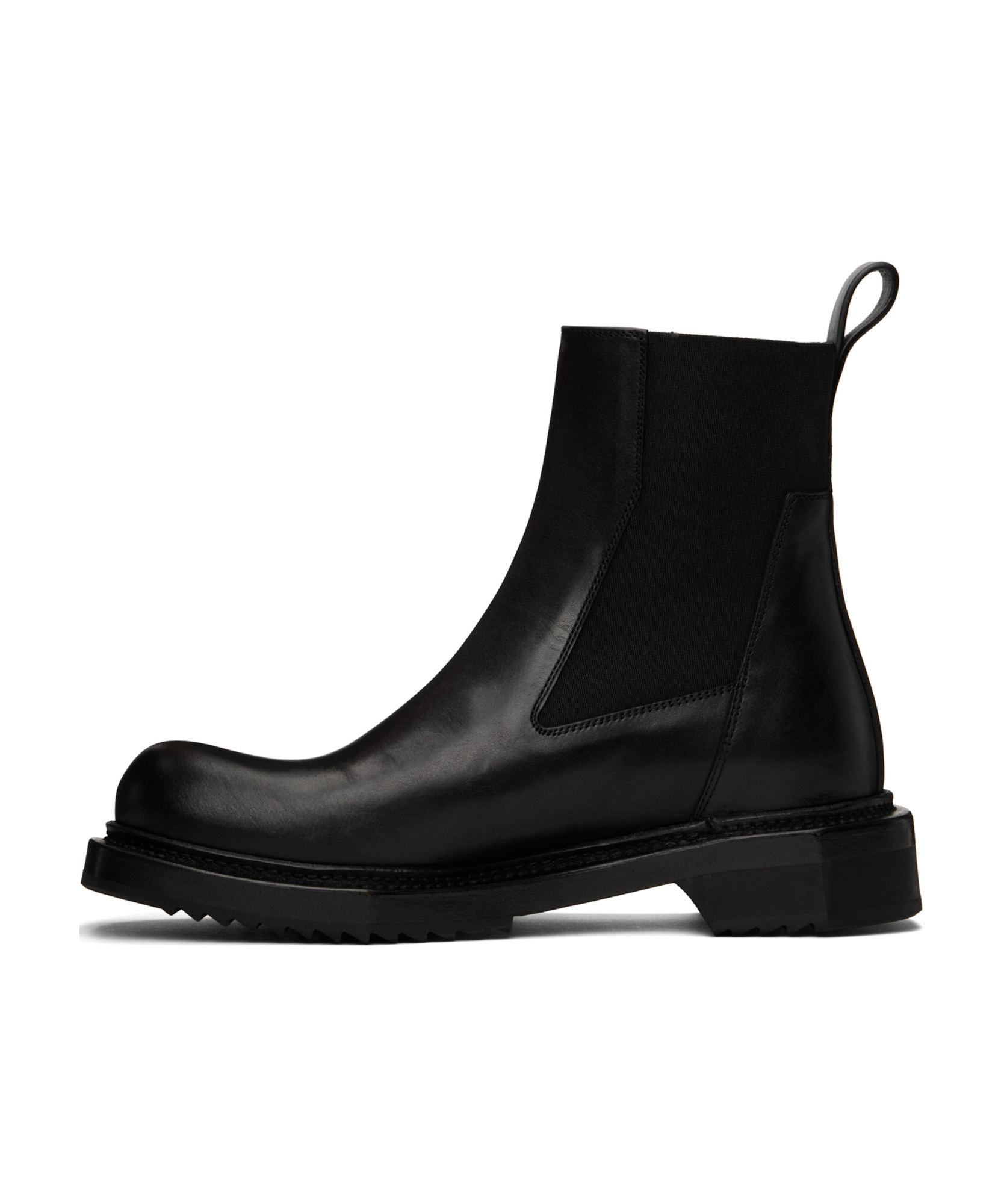 Rick Owens Black Hollywood Beatle Cyclops Boots In Black