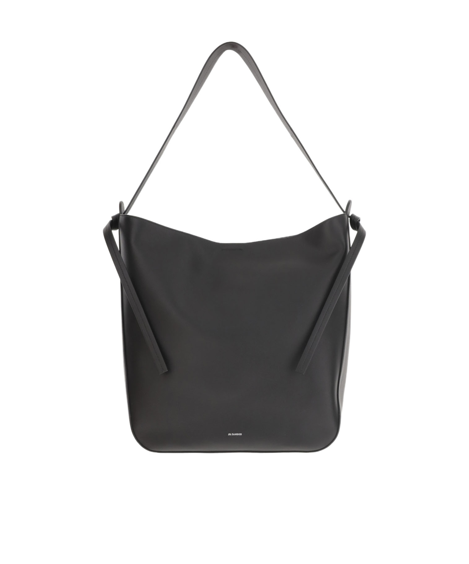 Jil Sander Single Handle Shoulder Bag In Black