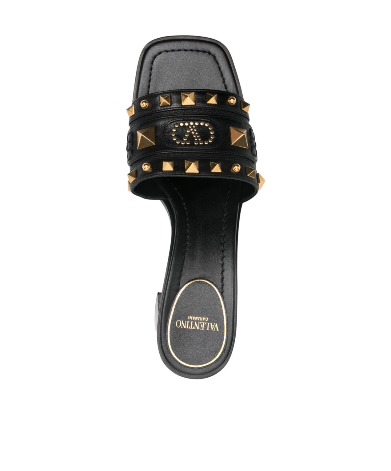 Valentino Vlogo High-heeled Sandals In Black