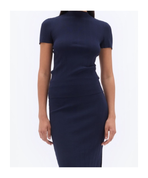 Shop Remain Birger Christensen Wide-ribbed T-shirt