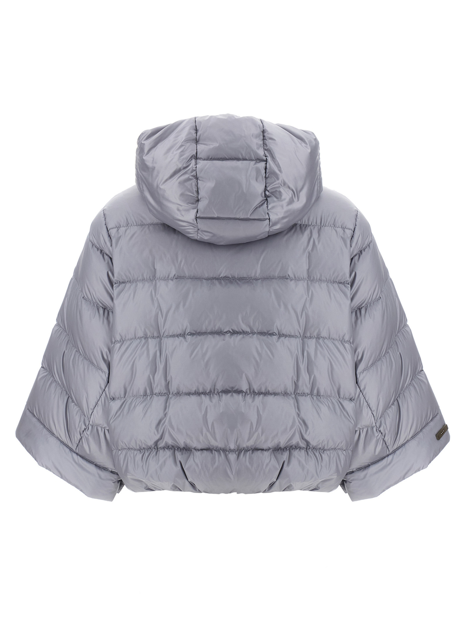 Peserico Cape Down Jacket Casual Jackets And Parka Gray In Gray