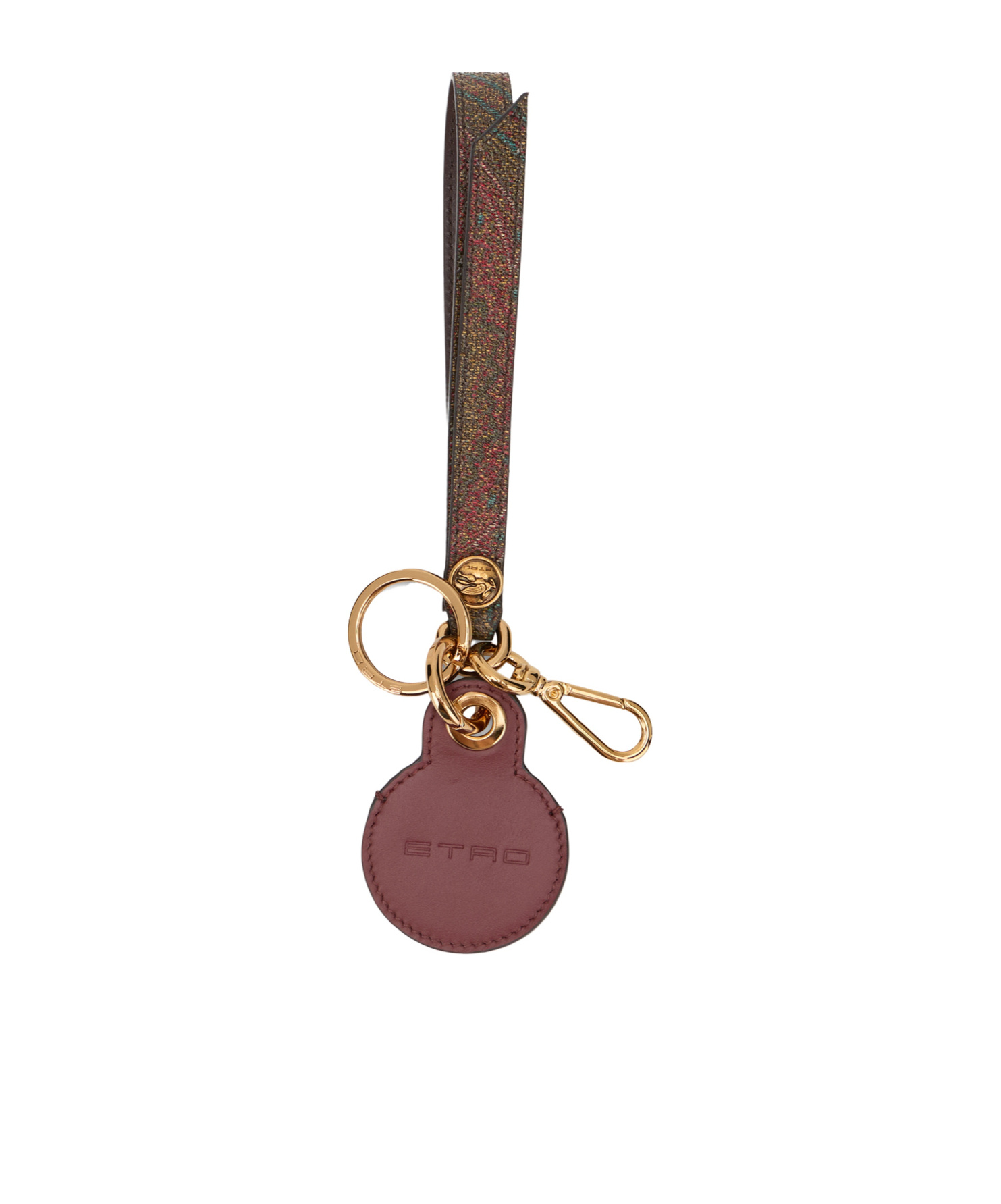 Etro Keychain With A Paisley Pattern In Red