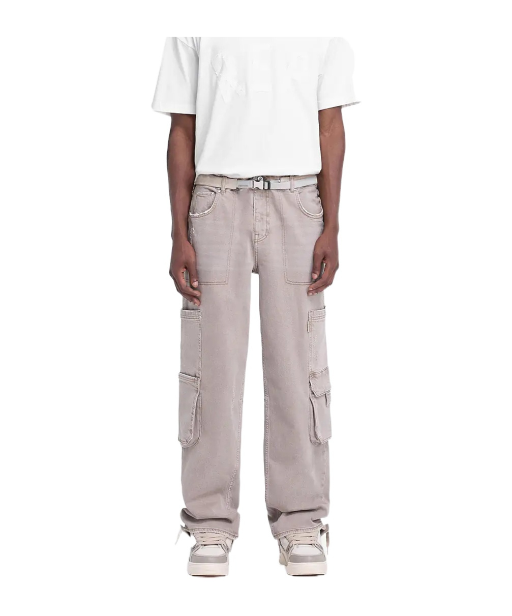 Represent Belt-loop Jeans In Gray