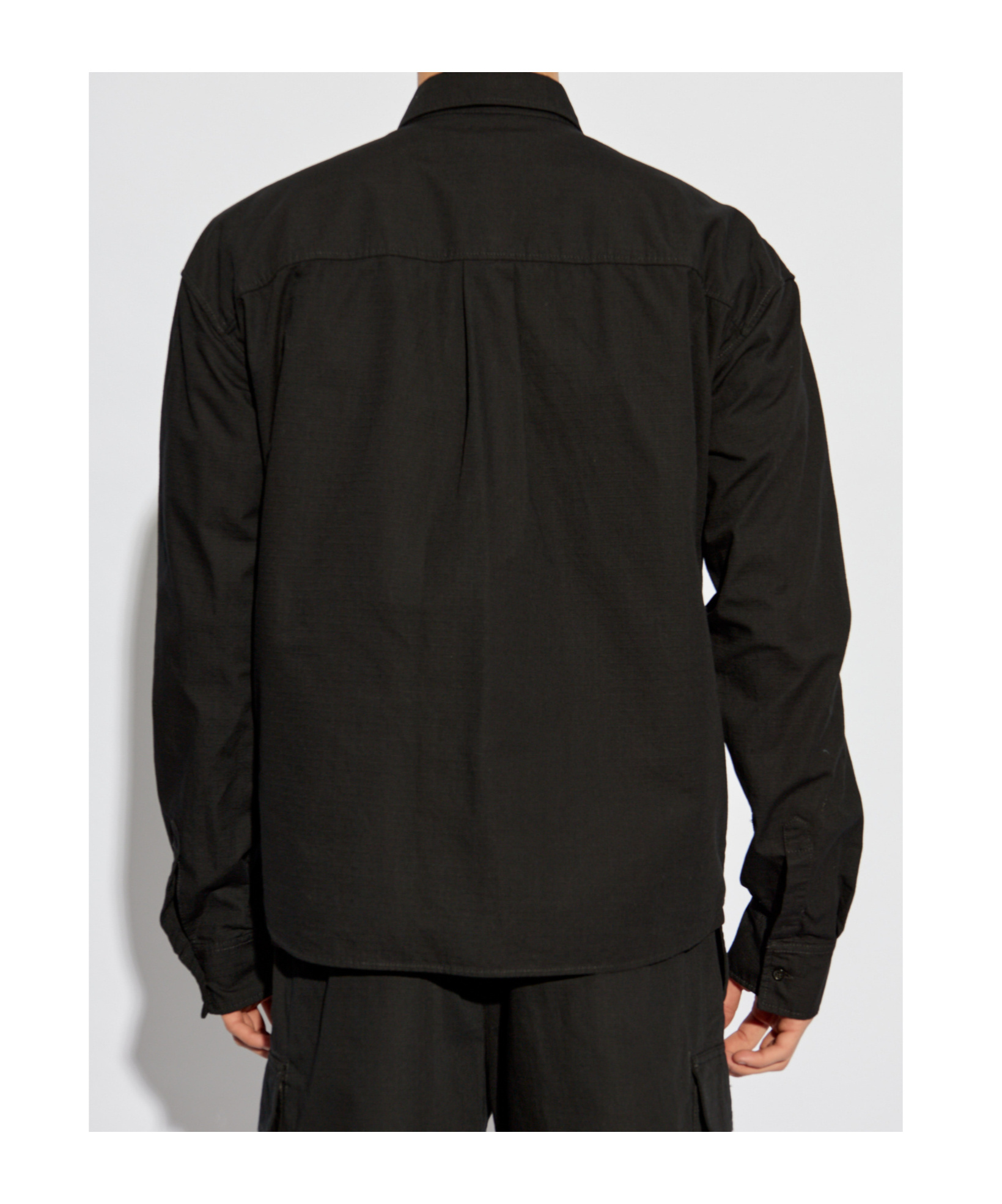 Dsquared2 Icon Ripstop Shirt In Black