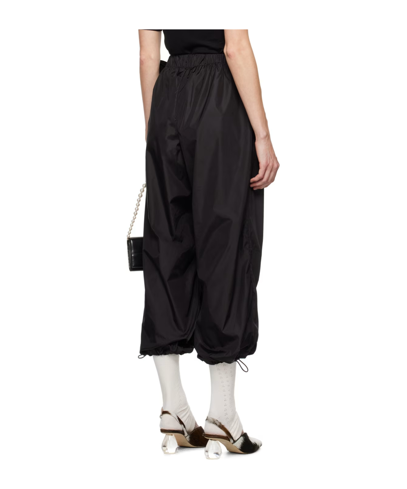 Simone Rocha Elastic Waist Sweatpants In Black
