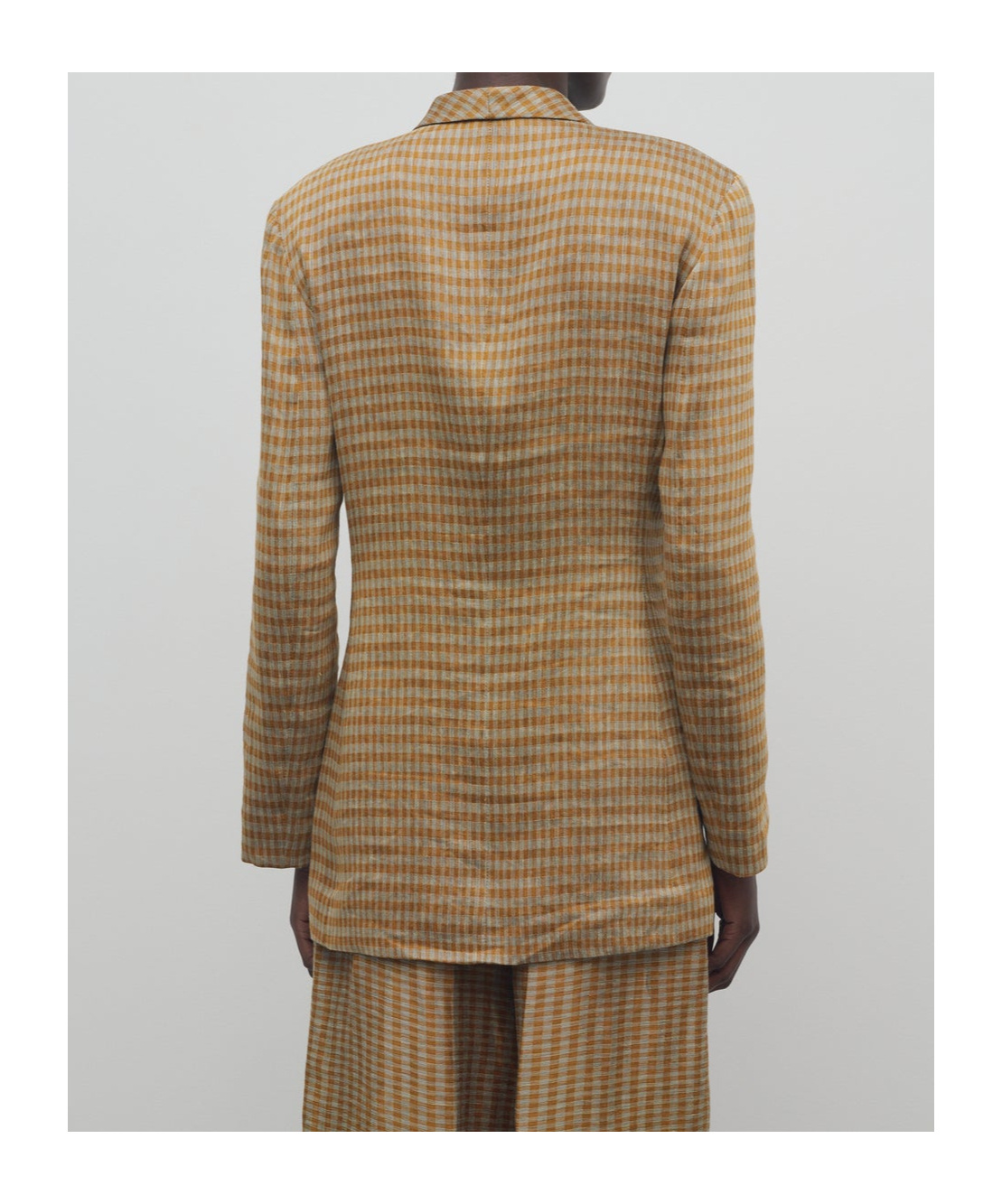 The Row Jeremiah Jacket In Linen In Brown