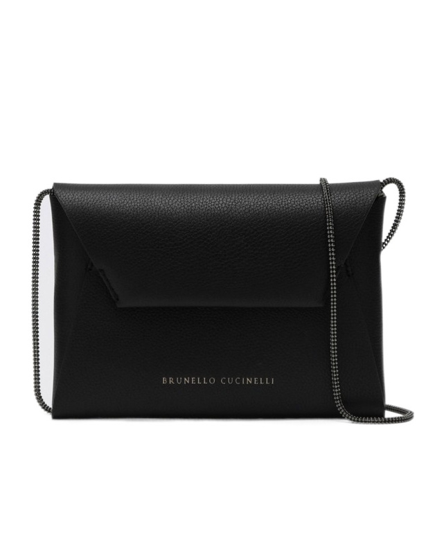 Brunello Cucinelli Flap Shoulder Bag In Black