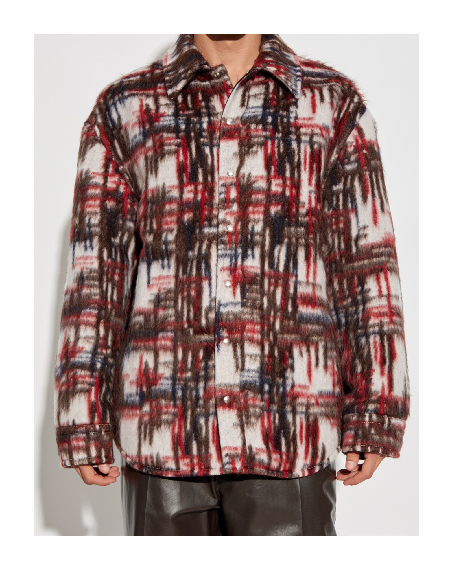 Bottega Veneta Long-sleeved Casual Jacket In Multicolor