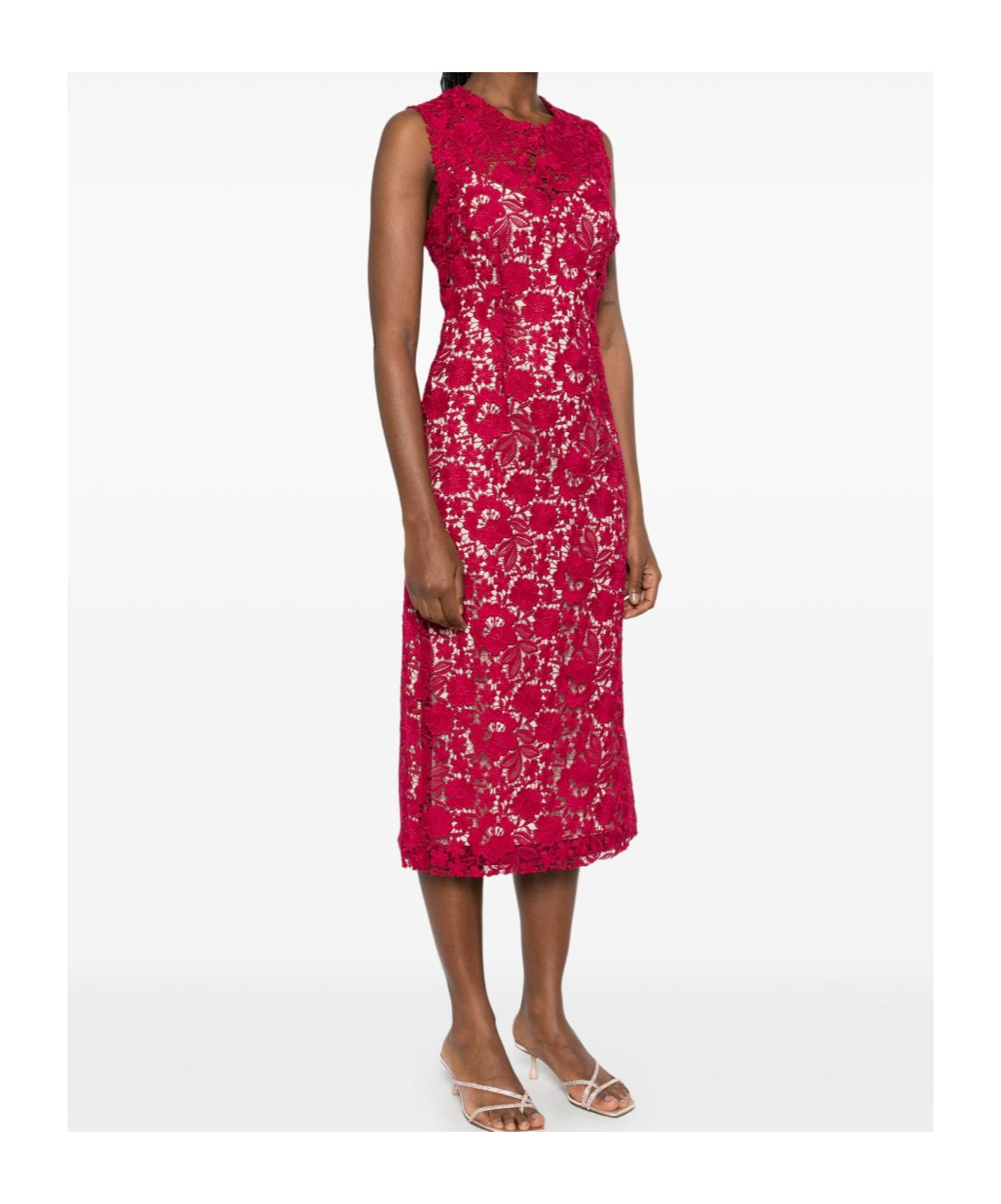 P.a.r.o.s.h Floral-lace Sleeveless Dress