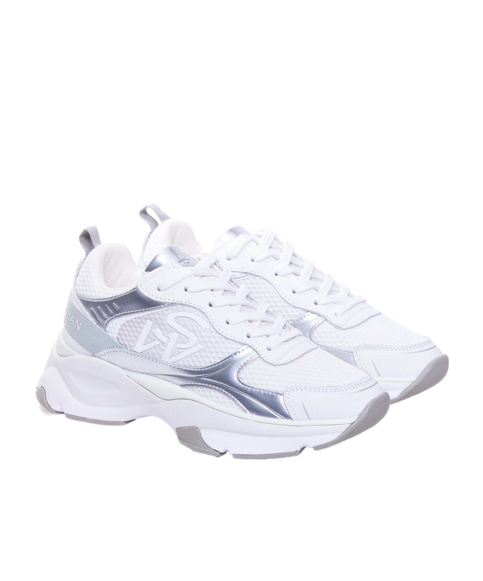 Stuart Weitzman Round-head Sneakers In White